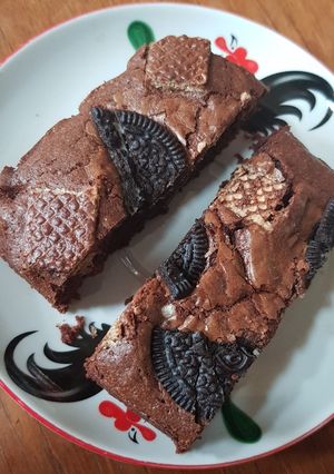 Foto resep Brownis Oreo Superstar