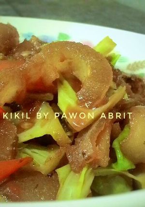 Foto resep Oseng Kikil