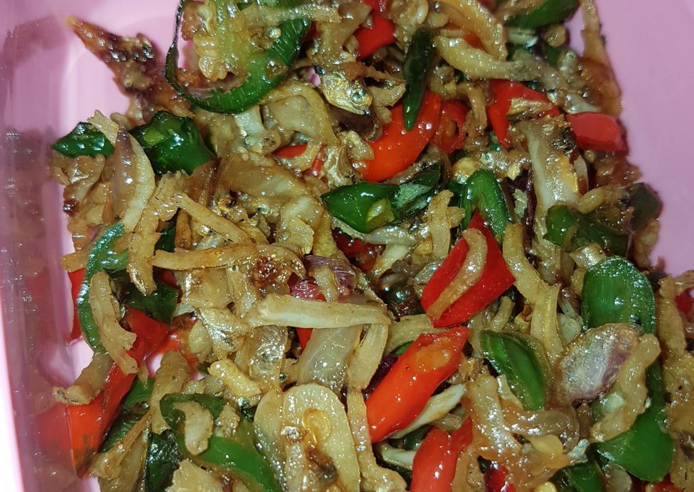 Ikan Teri Cabe Bawang
