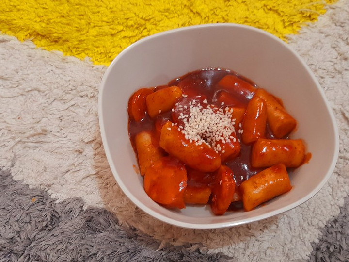 Cara Gampang Menyiapkan Tteobokki homemade ~ Topokki nasi Anti Gagal