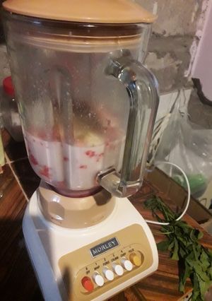 Una foto de Licuado de frutilla