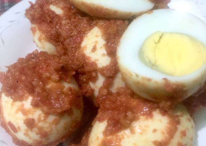 Resep Telur Bumbu Bali, Sempurna