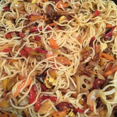 A picture of Vegetable Soba (Japanese style noodles).