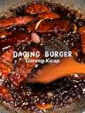 Daging Burger Goreng Kicap