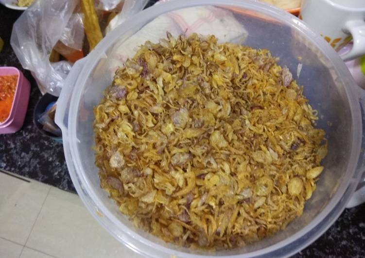 makanan Bawang Goreng Renyah Jadi, tidak cukup satu