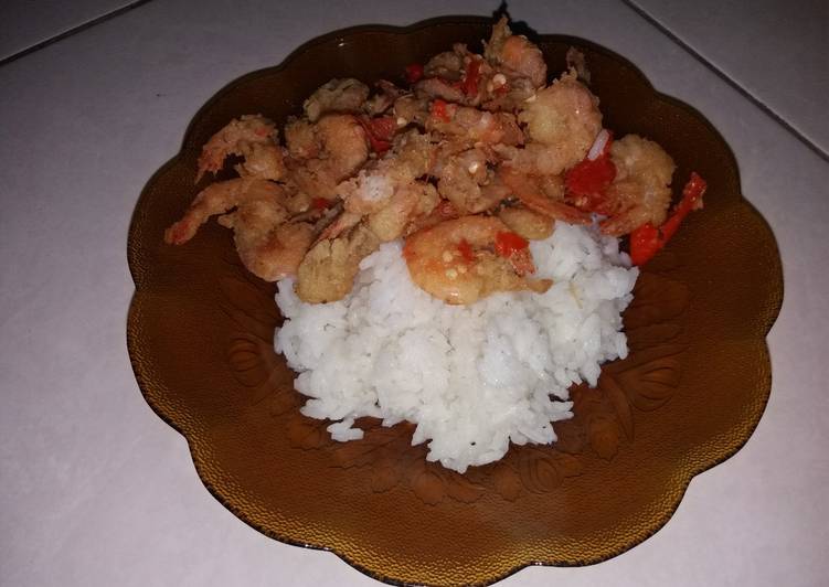 Resep Udang geprek, Lezat Sekali