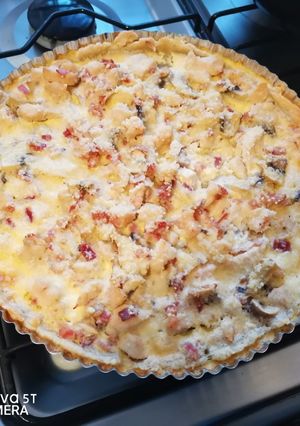 Una foto de Quiche de pollito con algo más 👌