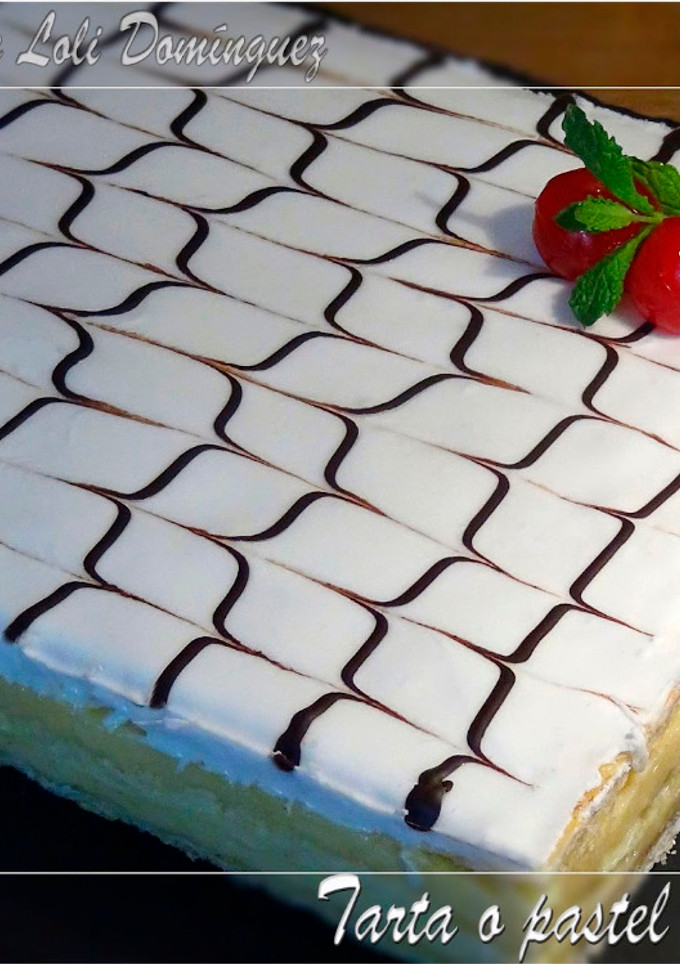 Una foto de Tarta o pastel Milhojas Napoleón