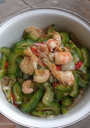 Foto resep Tumis Pare Udang Ebi (Anti Pahit)