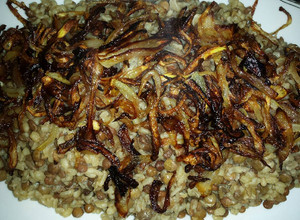 صورة لوصفة مجدرة من اطيب الاكلات رووعة ☺😋😋😋😋