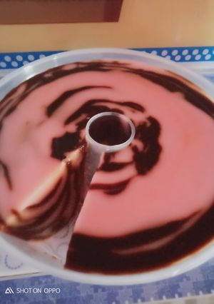 Foto resep Puding zebra terigu
