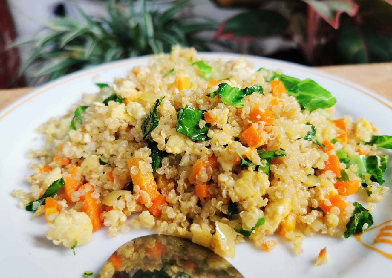 Nasi goreng quinoa