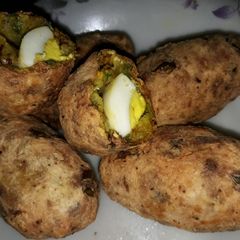 A picture of Stuffed Egg Kabab.