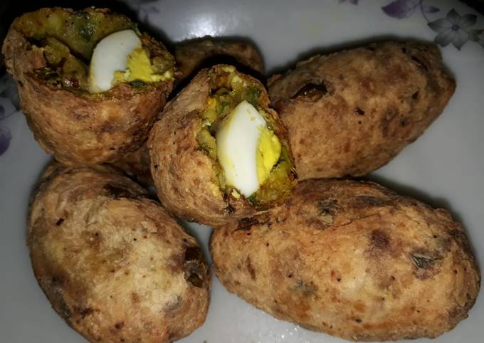 Stuffed Egg Kabab Recipe