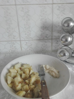Una foto de Papas "horneadas" al MICROONDAS