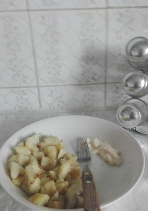 Una foto de Papas "horneadas" al MICROONDAS