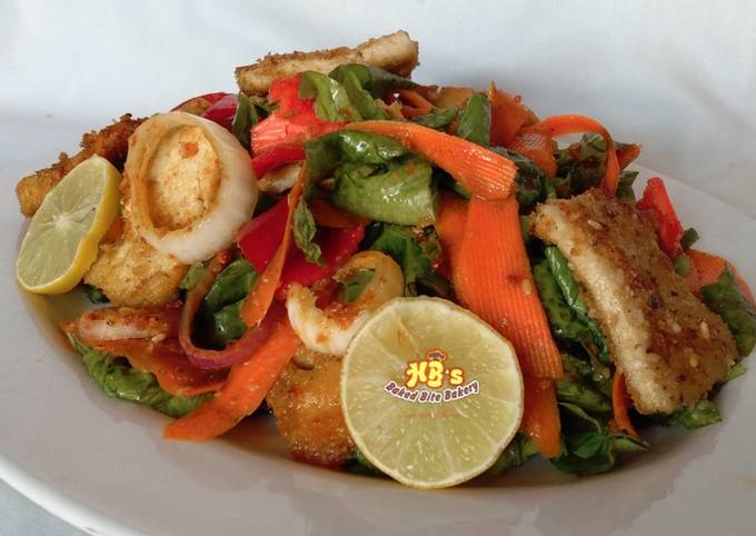 Toasted tofu salad Recipe