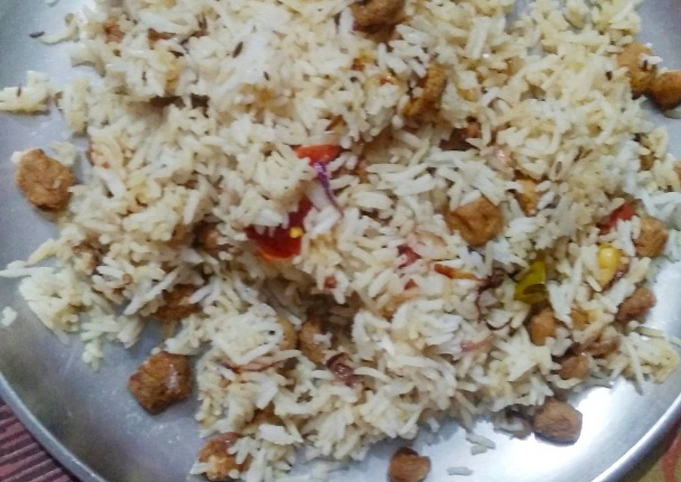 Soyabean pulao