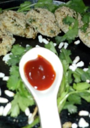 A picture of Potato kheel ki tikki.