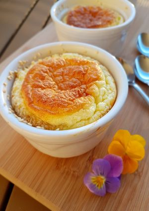 A picture of Comté Cheese Soufflé with Sesame Seeds.