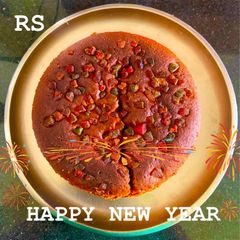 💚New Year Spl. ~ Baked Whole Wheat Cake with Sour Green Grapes💚 A picture of 💚New Year Spl. ~ Baked Whole Wheat Cake with Sour Green Grapes💚.