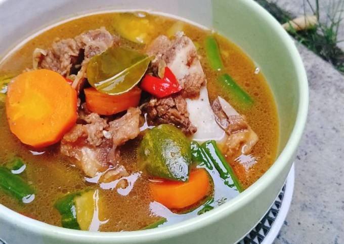 Ternyata begini lho! Bagaimana cara membuat Asem Asem Balungan Sapi  enak