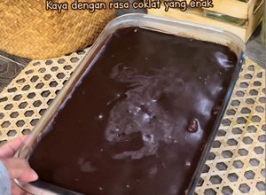 Gambar Kek Batik Chocolate Ganache