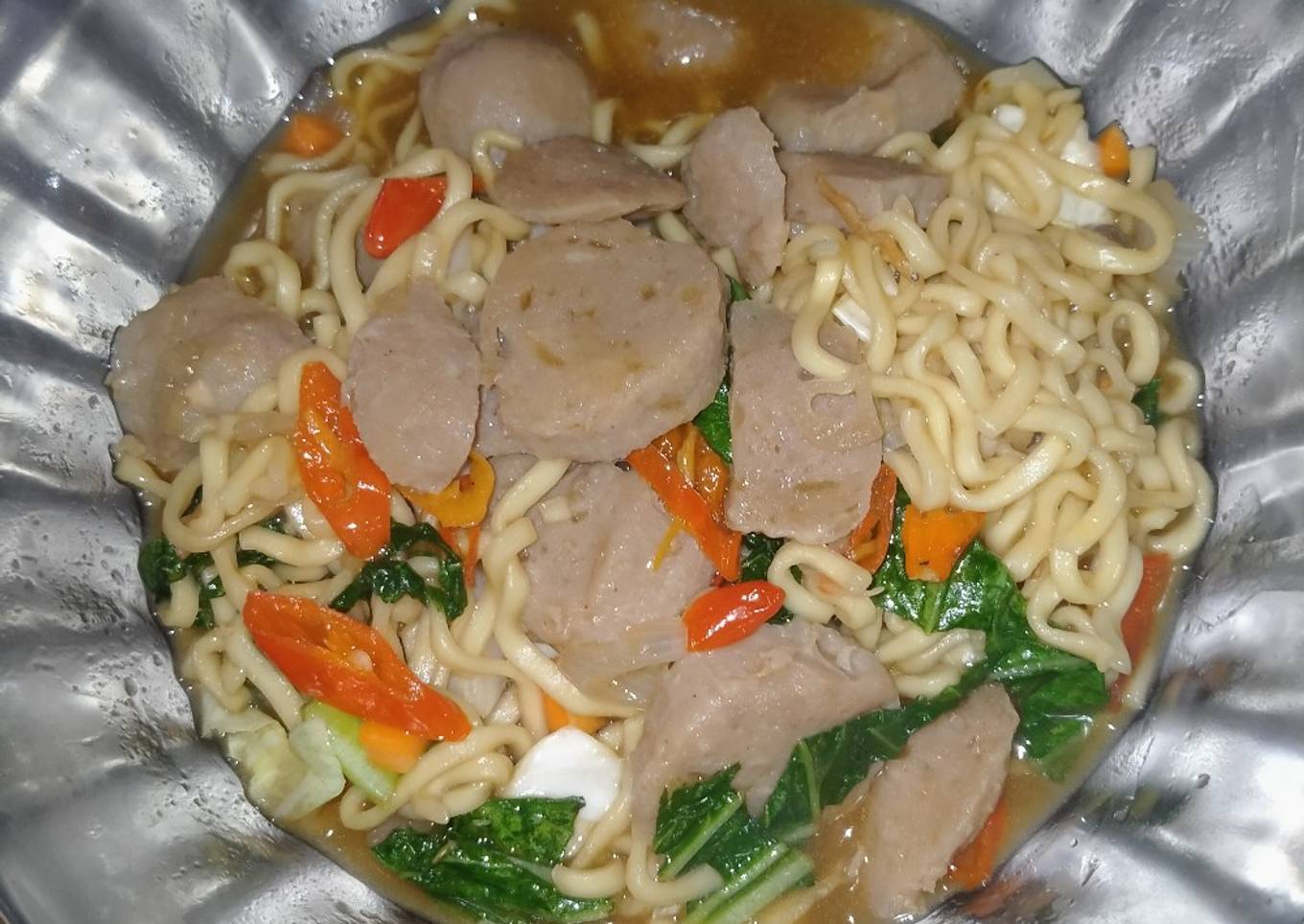 Mie Telur (Rebus)