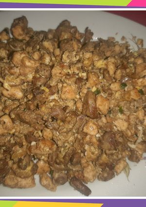 A picture of Chicken sisig.