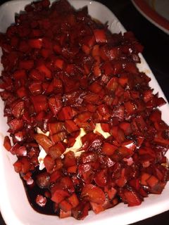 Una foto de Queso crema con morrón y soya