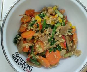 Resep Populer Capcay bakso Gurih Mantul