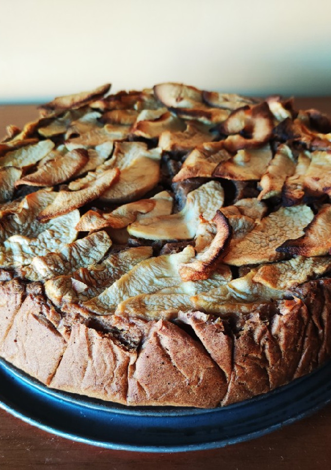 Una foto de Tarta de manzana de la tía Juana
