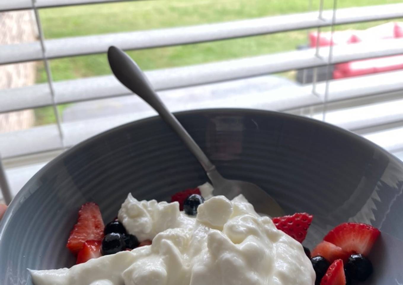Yogurt y tapioca