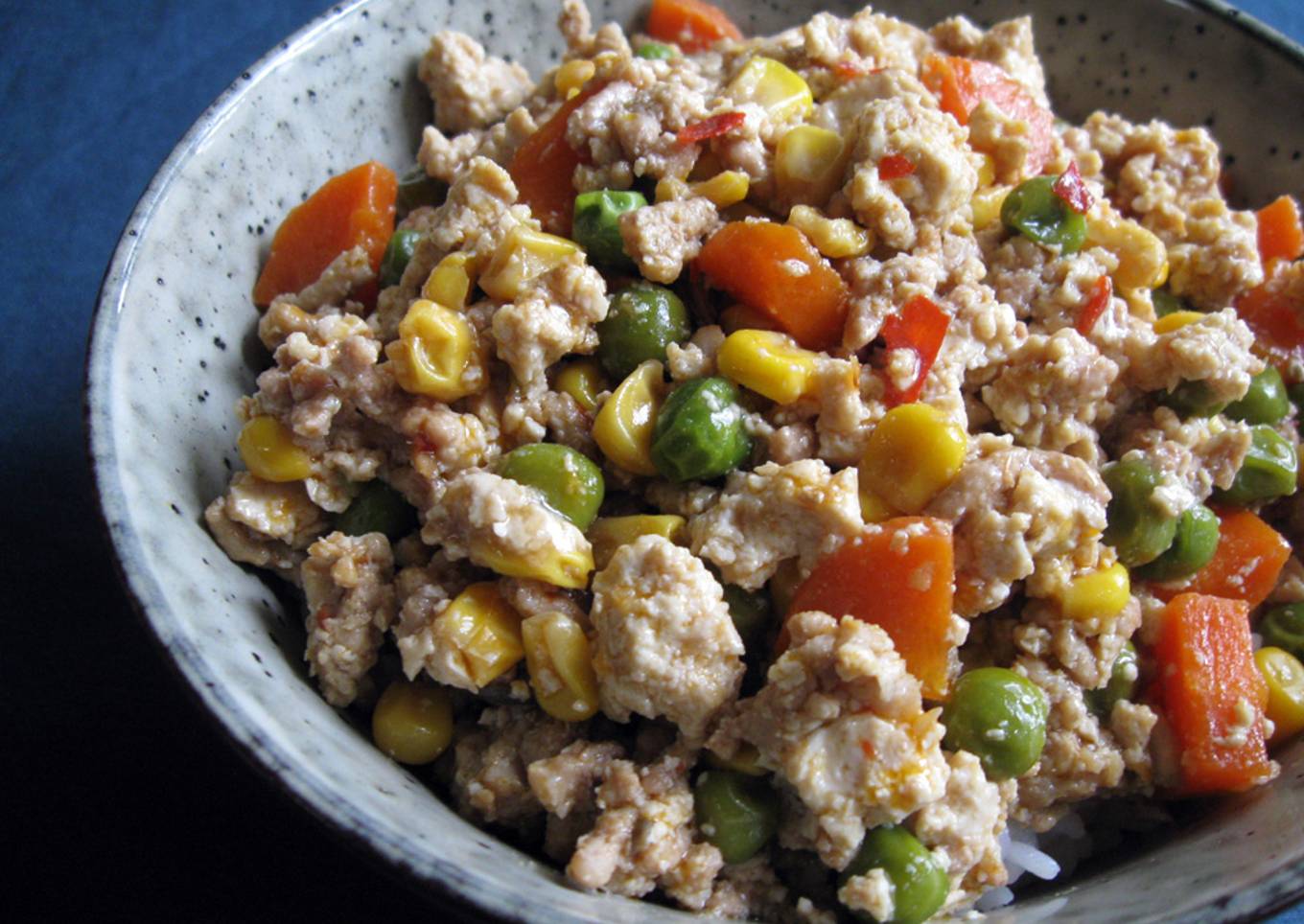 Spicy Pork & Tofu Soboro Don