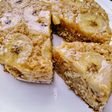 Torta de banana, sin harina