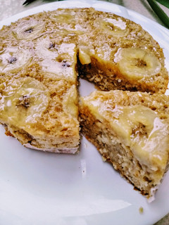 Una foto de Torta de banana, sin harina