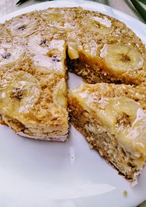 Una foto de Torta de banana, sin harina