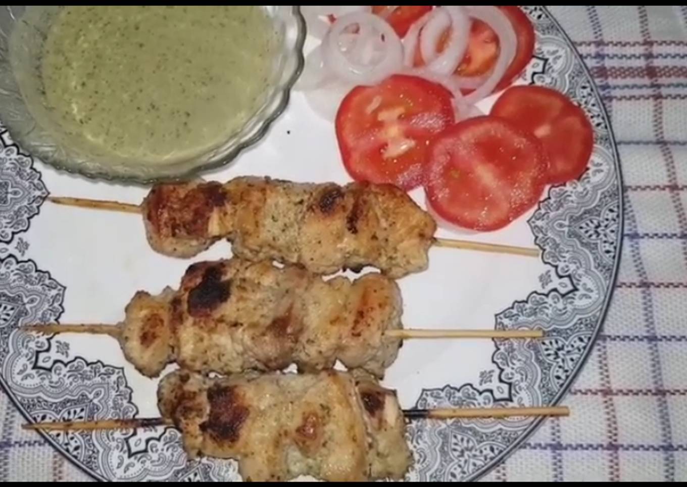 Chicken malai tikka#yearend challenge