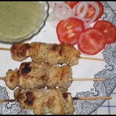 A picture of Chicken malai tikka#yearend challenge.