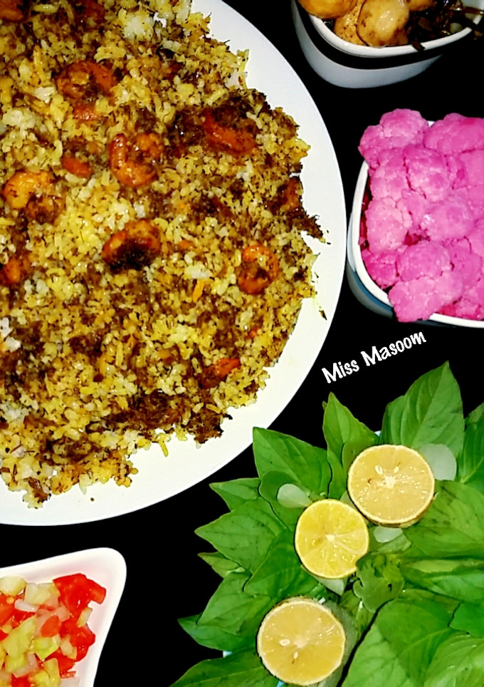 عکسی از دستور میگو پلو جنوبی