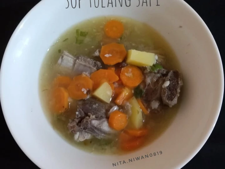 Cara Mudah Membikin Resep Sop Tulang Sapi yang Bikin Ngiler Anti Ribet, Lezat