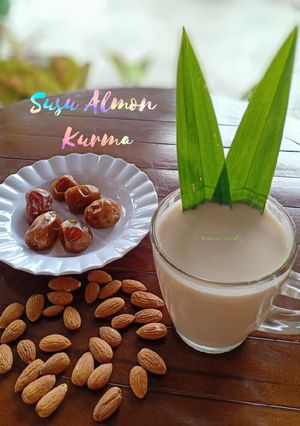 Foto resep Susu Almon Kurma