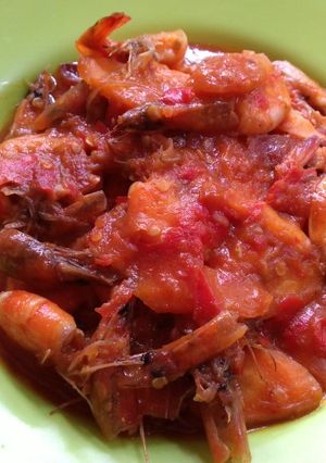 Foto resep Udang saus padang