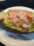 Piña rellena