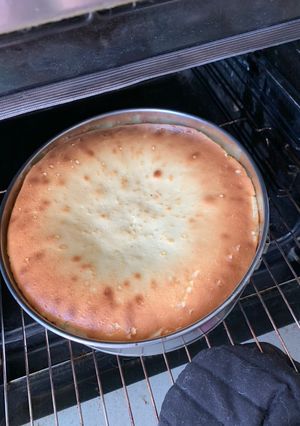 Una foto de Tarta de queso al horno