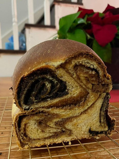Diós-mákos kalács egy kis mandulával🎄 recept fotója