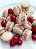 Meggyes ganache macaronba 🍒