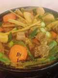 Kare daging sapi kentang wortel dan Okra