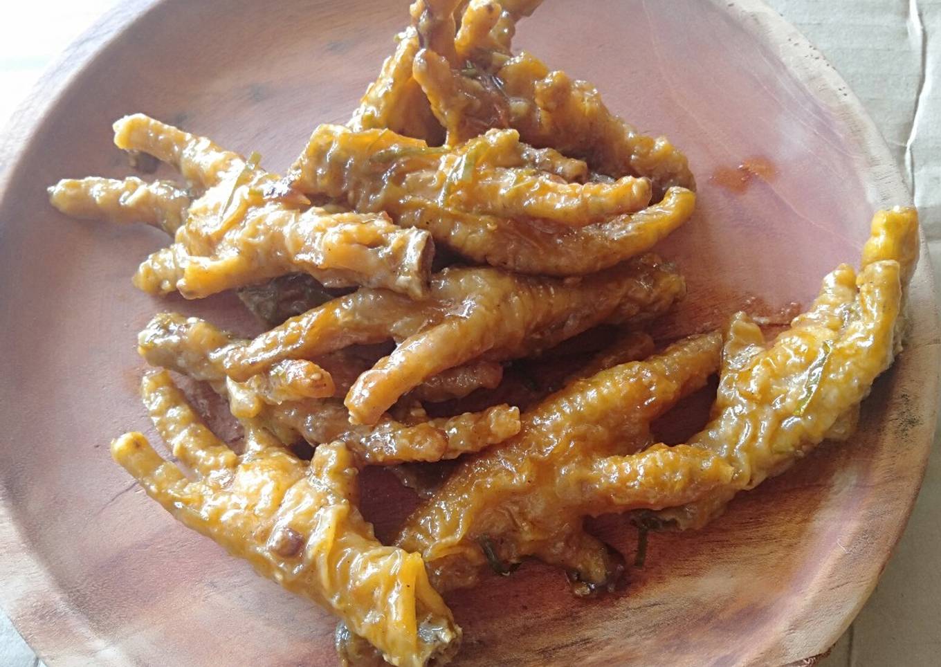 Ceker sauce daun jeruk