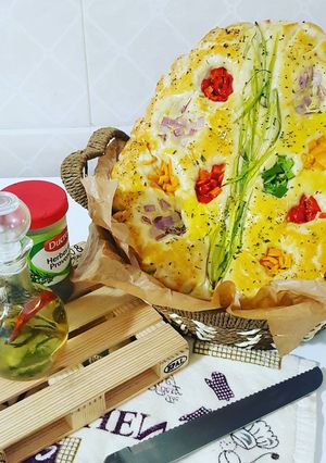 Une photo de Fougasse aux légumes
